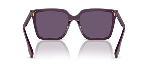 Burberry Violet Square Ladies Sunglasses BE4411D 34001A 57